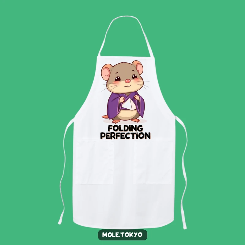 Funny Mole Origami Chef Apron: Cook and Create with Hilarious Style