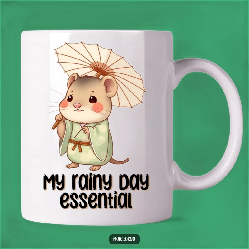 Funny Mole Kimono Umbrella Mug: A Hilarious Gift for Kimono Lovers
