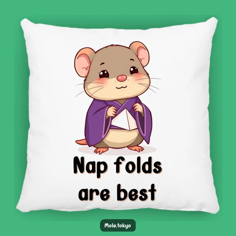 Funny Mole Origami Pillow: Add Comfy Craftiness and Humor