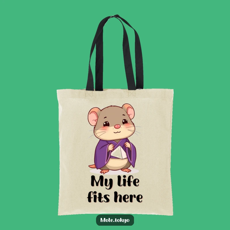 Funny Mole Origami Tote Bag: Carry Your Crafts with Hilarious Style